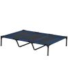 48" x 36" Elevated Breathable Dog Bed w/ Carry Bag Dark Blue