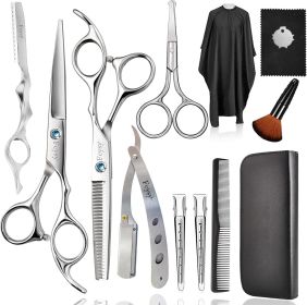 Hair Thinning Scissors Hair Cutting Scissors Kit, Tijeras De Peluqueria  Profesional Hair Trimming Scissors Haircut Scissors Blending Shears Set