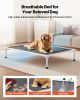 VEVOR Elevated Dog Bed for Large Dog Portable Raised Dog Cot with Teslin Mesh XL