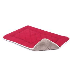 DGS Pet Products Pet Cotton Canvas Sleeper Cushion Extra Small Sand 15" x 20" x 1" (Color: Berry, size: Extra Large)